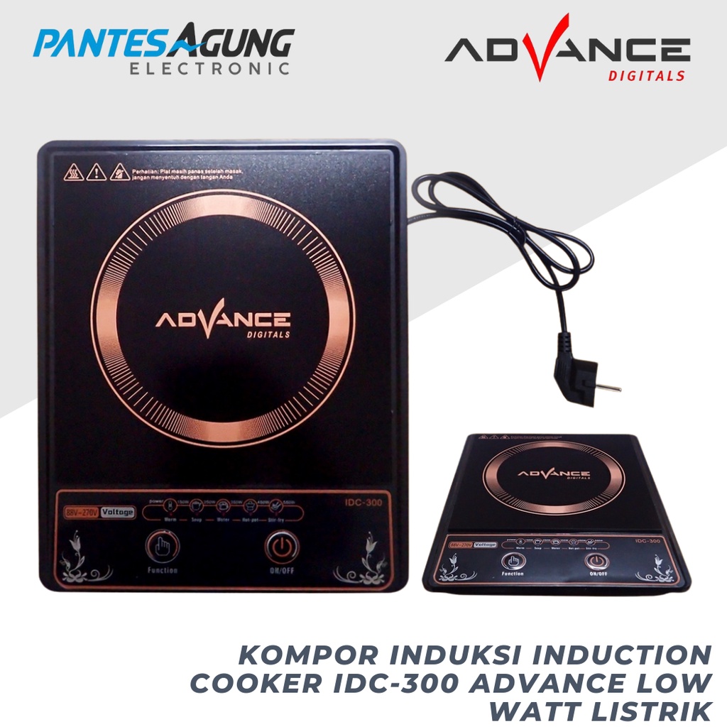 Kompor Induksi Induction Cooker IDC-300 / IDC-E1 ADVANCE Low Watt Listrik