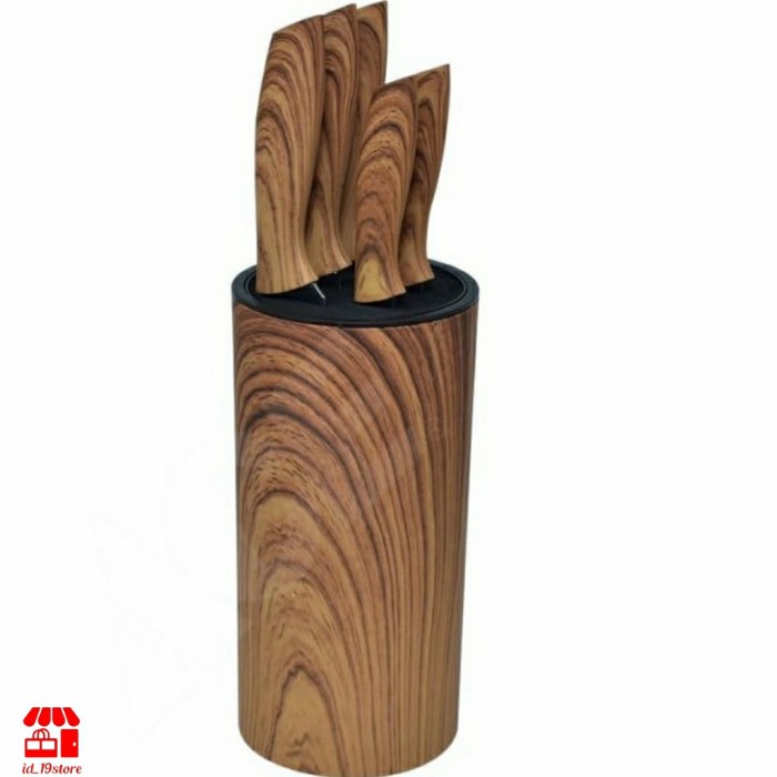 Pisau Set Krischef Wooden