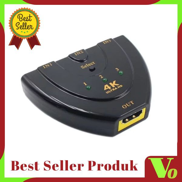 HDMI SWITCH 3 PORT 4K TV Hdmi switcher 3 INPUT 1 OUTPUT 4k 2k
