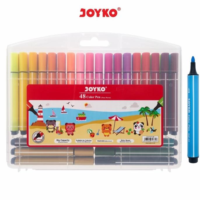 

Spidol Joyko 48Warna Clp57-48/Color Pen Warna/Spidol 48 Warna Warni