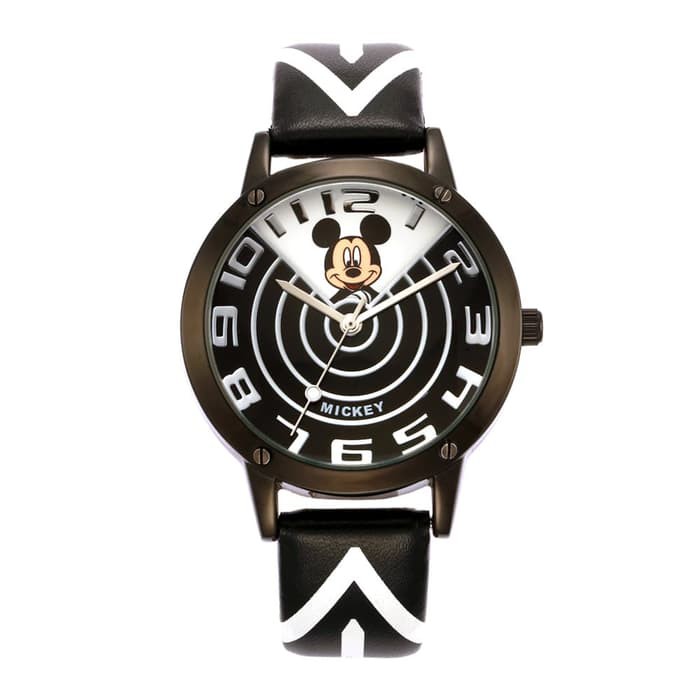 MICKEY MOUSE MS14054B DISNEY JAM TANGAN ANAK PEREMPUAN HITAM ORIGINAL