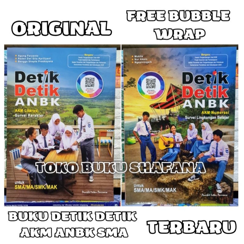 ORIGINAL BUKU DETIK DETIK ANBK UNTUK SMA/SMK AKM NUMERASI &amp; LITERASI ORIGINAL INTAN PARIWARA