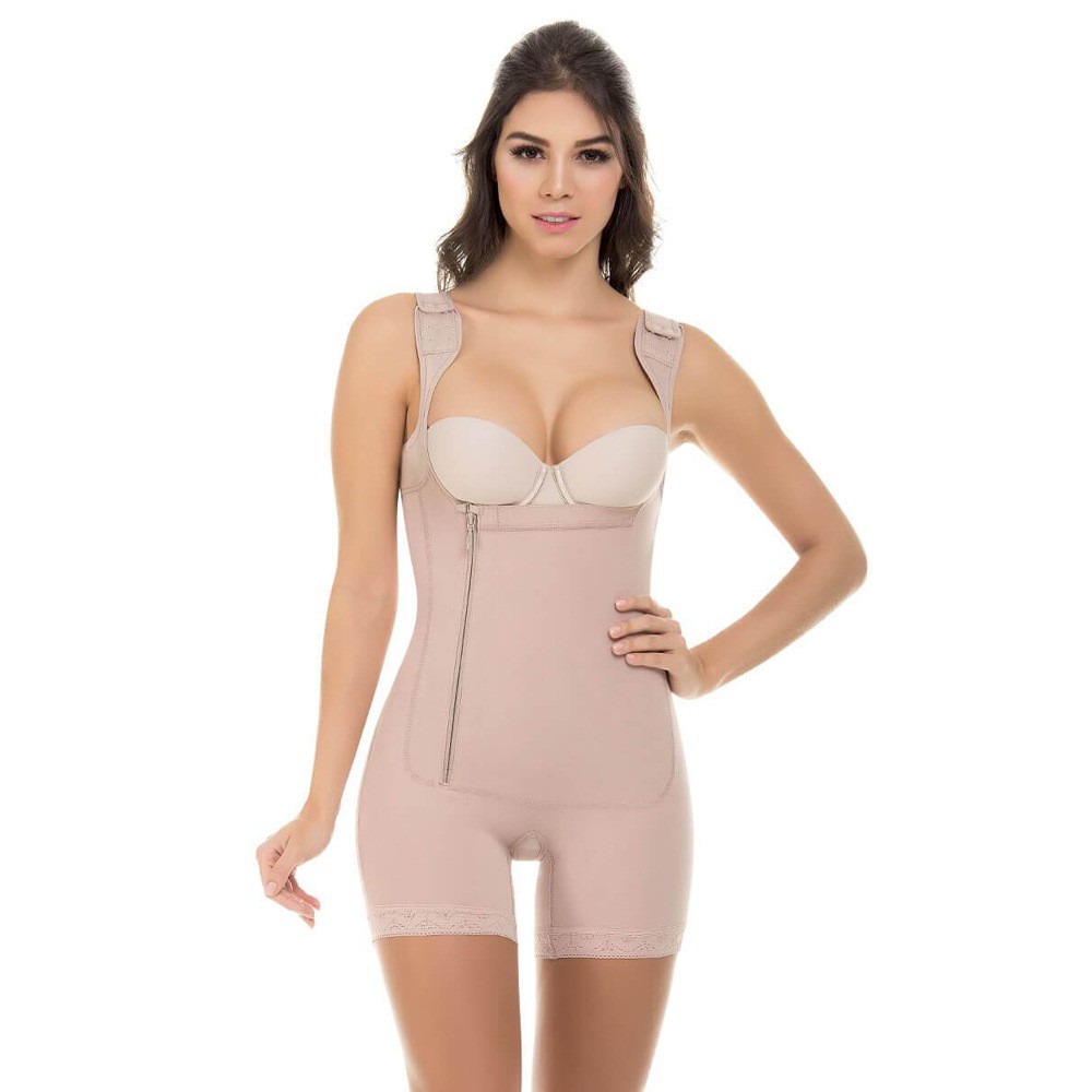 Original Korset Slimming zipper Bodysuit TankTops Shapewear Women Korset Pengecil Perut Celana