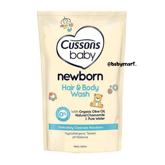 Cussons Baby Hair &amp; Body Wash 400ml