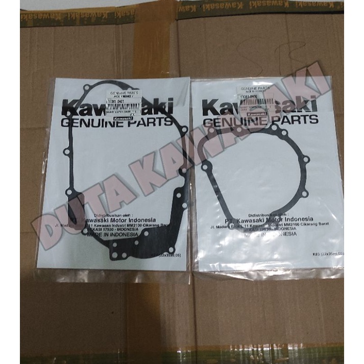 paking packing bak mesin kanan kiri klx 150 bf original