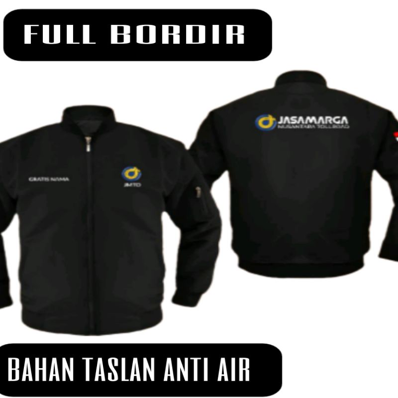 jaket Boomber eksklusif jasa marga full bordir