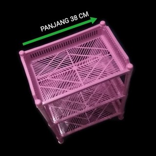 RAK PIRING PLASTIK SUSUN 3 RAK BUMBU RAK SERBAGUNA RAK PIRING PLASTIK SUSUN 3 RAK BUMBU RAK SERBAGUNA