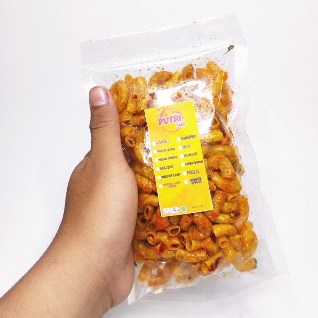 Makaroni Kriuk Seblak / makaroni kriuk cikruh 100gr Daun Jeruk