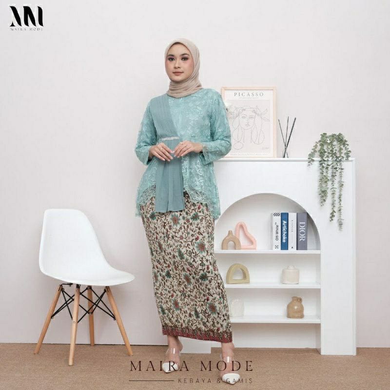 Set Kebaya tille selendang/kebaya wisuda/kebaya modern/Kebaya Kondangan/Fashion Muslim