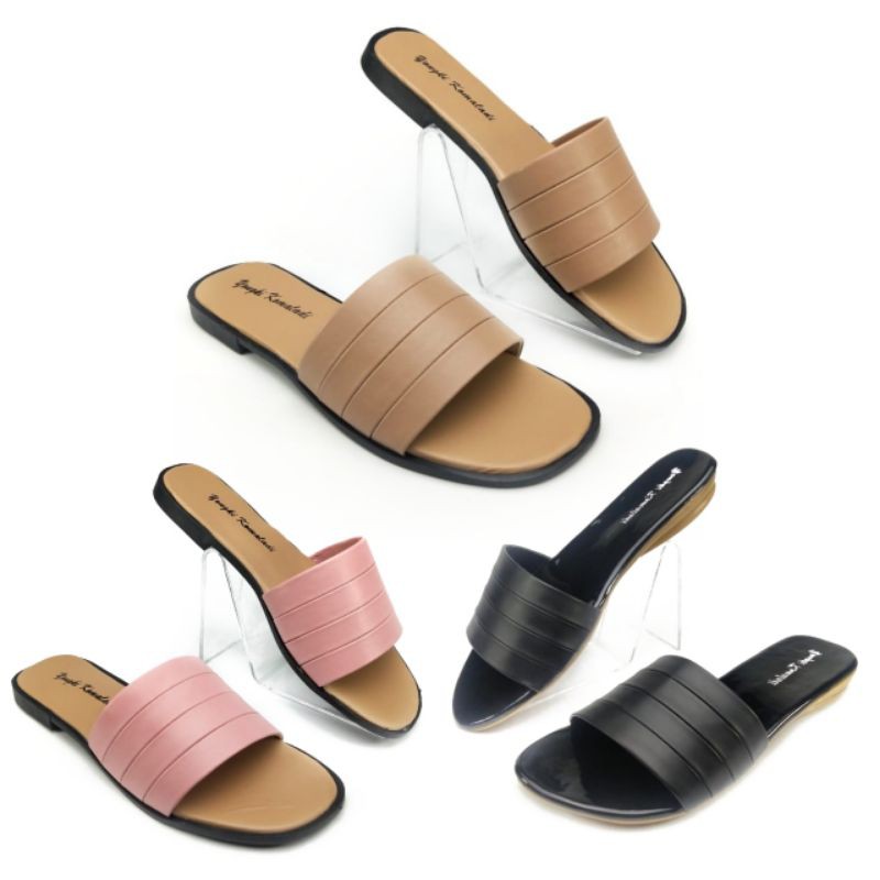 SANDAL YONGKI KOMALADI WANITA FLAT TEPLEK SDTYK02