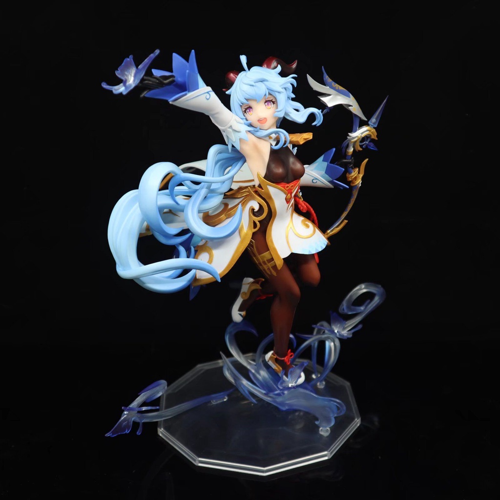 Mainan Action Figure Anime Hutao Keqing Klee Genshin Impact 3D 2022 Untuk Dekorasi