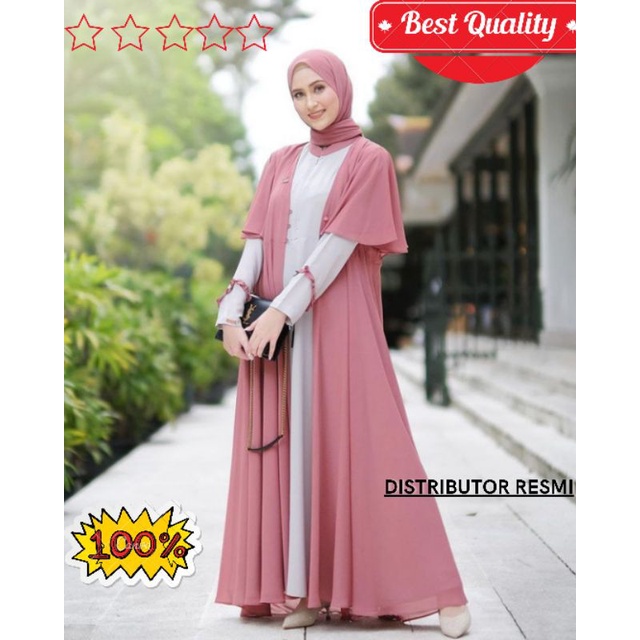 MYRTLE ORIGINAL ADEN HIJAB DRESS SULTAN POLOS/GAMIS PREMIUM TERBARU