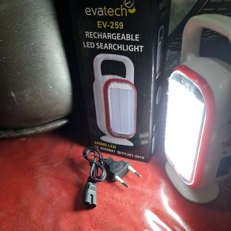 EELIC LAS-E259 Lampu Senter EMERGENCY Hemat Energi Cahaya Putih 6000K RECHARGEABLE