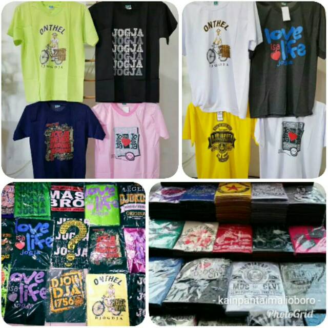  KAOS  JOGJA  BAHAN COTTON 30S COCOK UNTUK OLEH OLEH KHAS 