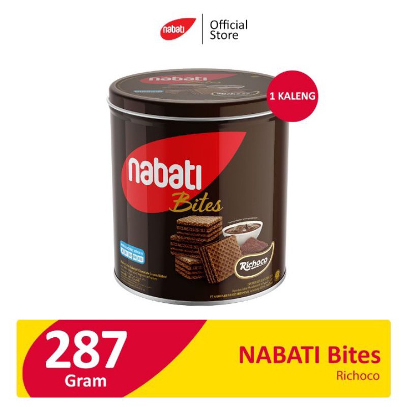 

Richeese Nabati Bites Kaleng COKLAT 287 Gr / Richoco Kaleng (GRATIS BUBBLE WRAP DAN KARDUS) - TETAP ADA KEMUNGKINAN PEYOK DAN KAMI TIDAK BISA MENJAMIN TIDAK PEYOK (ORDER = SETUJU)