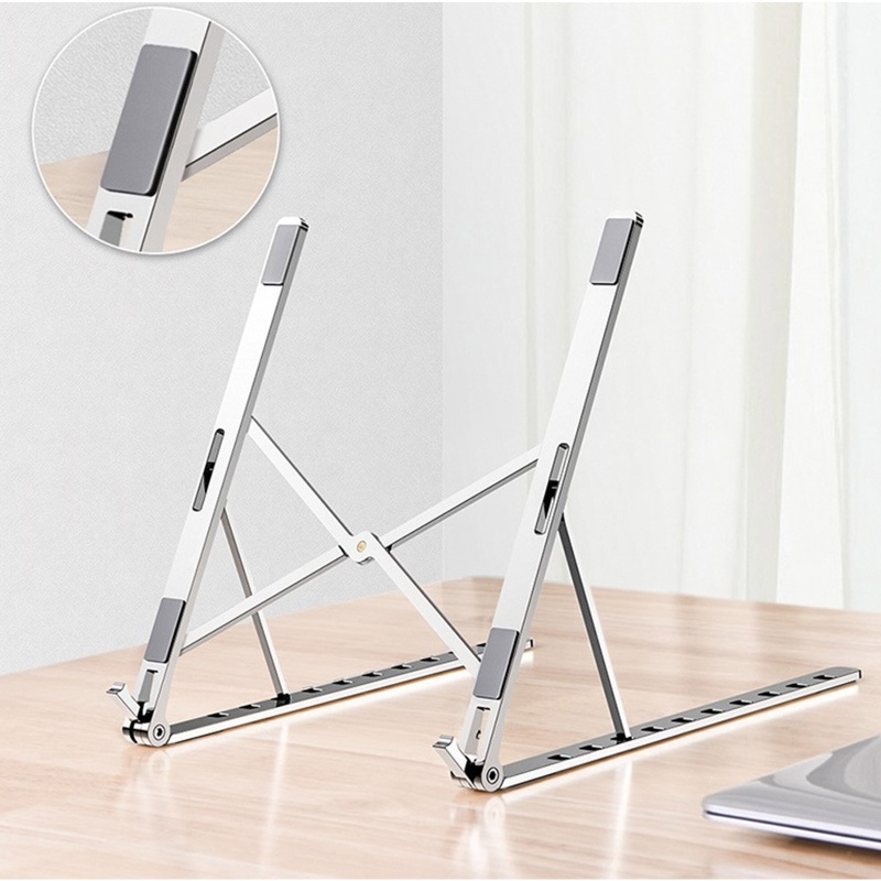 Vivi Bracket Pendingin Laptop Tablet Notebook Phone Stand Holder Universal Untuk Macbooks Foldable Tablet Desk Top Holder