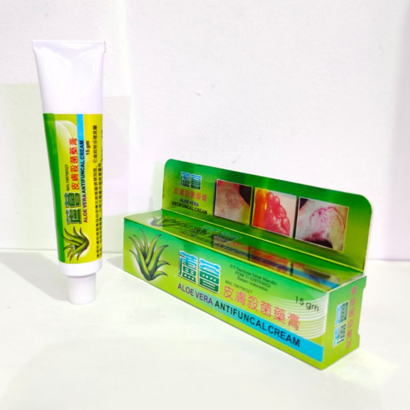 Aloevera Cream Antifungal Salep Kulit Alergi 15g