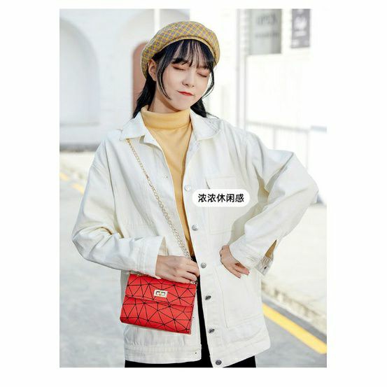 Tas Selempang Wanita model fashion korea warna warni kulit sintesis