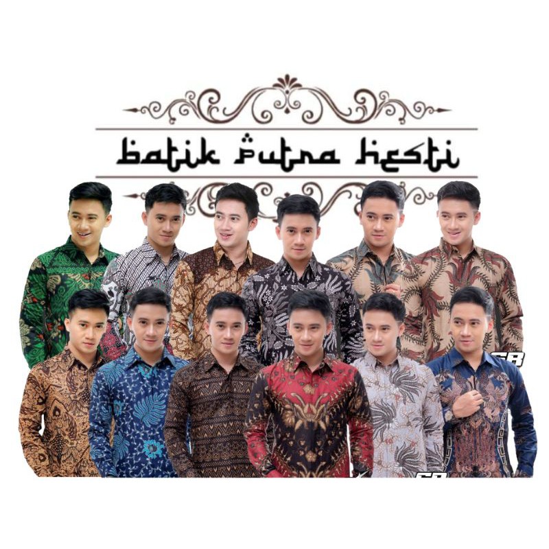 Kemeja Pria Dewasa Modern Terbaru Baju Batik Kekinian Ukuran Jumbo M L XL XXL