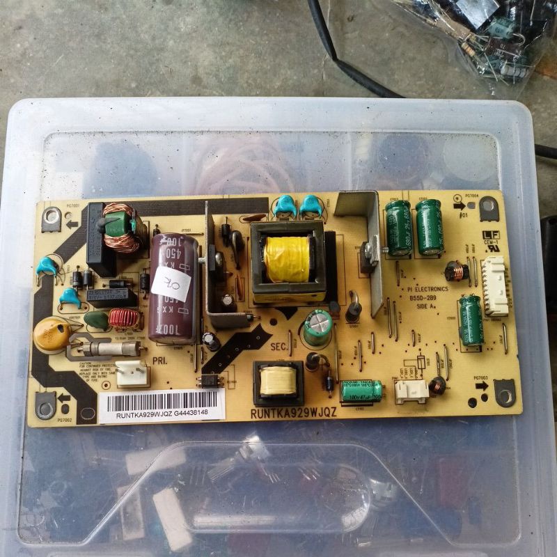 psu tv lcd sharp 32 inch