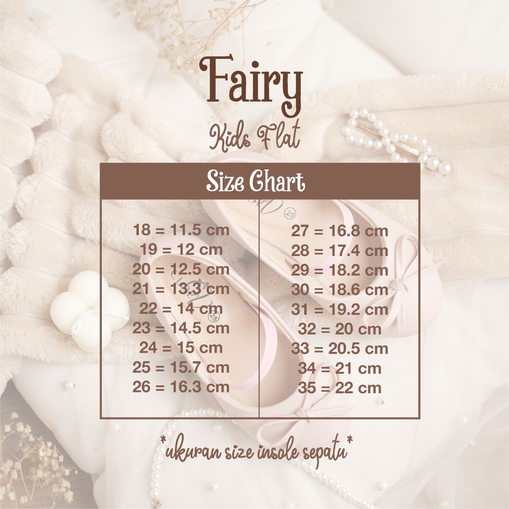 CLOEVKIDS - Fairy Flatshoes size 22-35 Flatshoes Sepatu Pesta Ballet Anak Perempuan Ballerina Korean Style Lucu