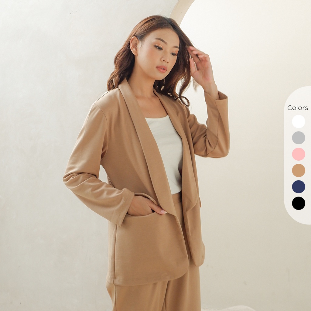 Blazer Formal Wanita Korean Blazer Wanita Lengan Panjang Blazer Kantor Wanita Outer Blazer Blazer Ke