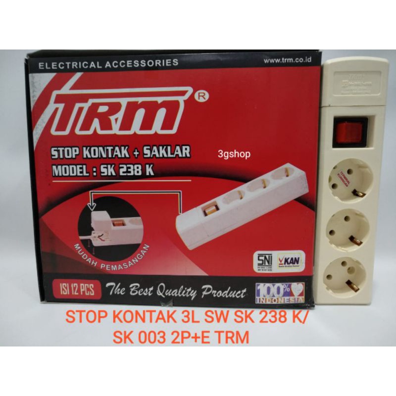 STOP KONTAK 3L + SAKLAR TRM