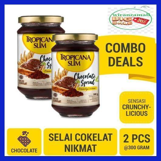 

23Qwe2- Twin Pack: Tropicana Slim Chocolate Spread 300G 9Yk9Kji-