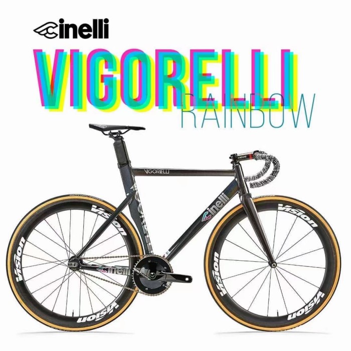 Frame Frameset Sepeda Single Speed Fixed Gear Cinelli Vigorelli 2022