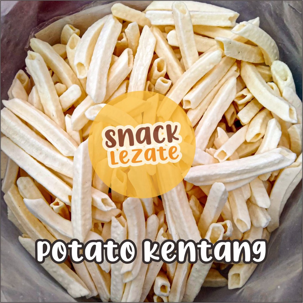 

Stick Kentang 100gr Original Putih Gurih Asin / Potato Stick Kripik Kentang Kiloan / Potato Snack