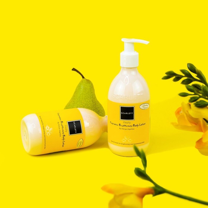 Scarlett Whitening Body Lotion Freshy - Scarlett Lotion Pemutih Kulit 300 ML