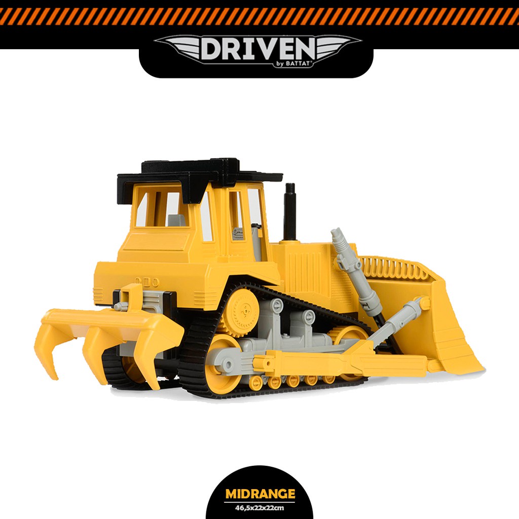 DRIVEN BY BATTAT - Bulldozer WH1004Z Midrange Series Mainan Anak Truk Mobil Mobilan Diecast