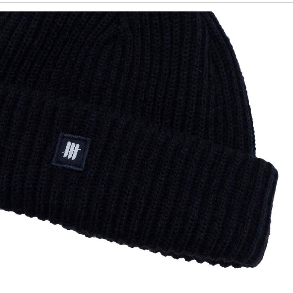 Best Quality Topi Kupluk Beanie Hat garis 3 Distro Original Premium Terbaru Bisa COD//