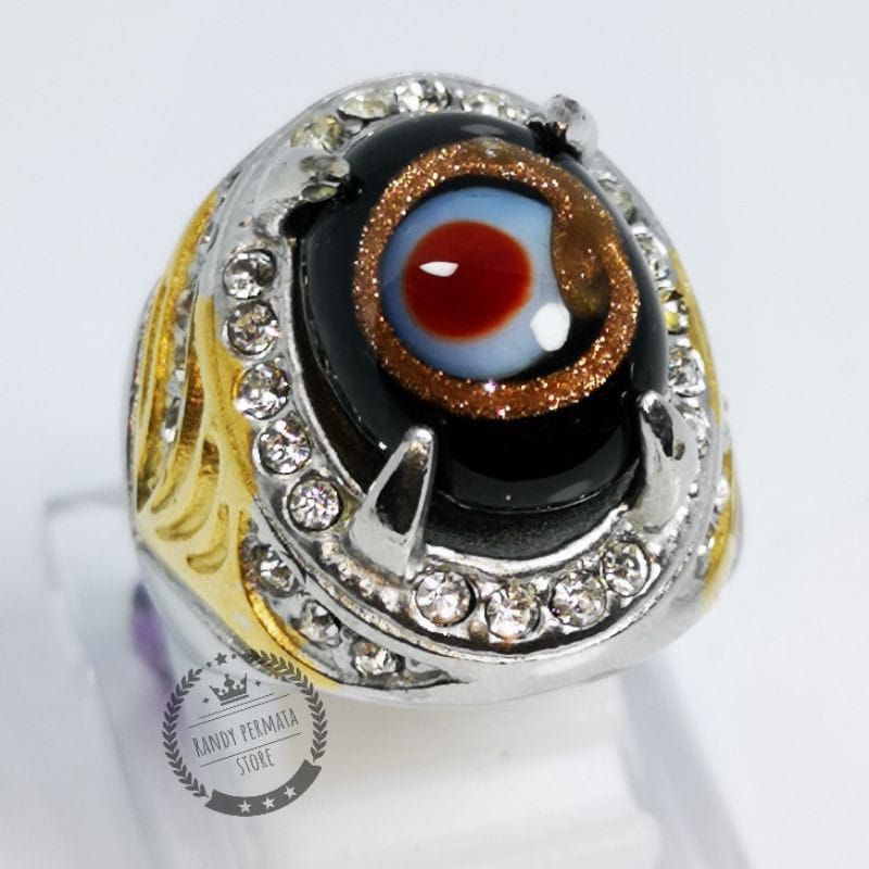 Batu akik sulaiman motif Mata Dewa HG