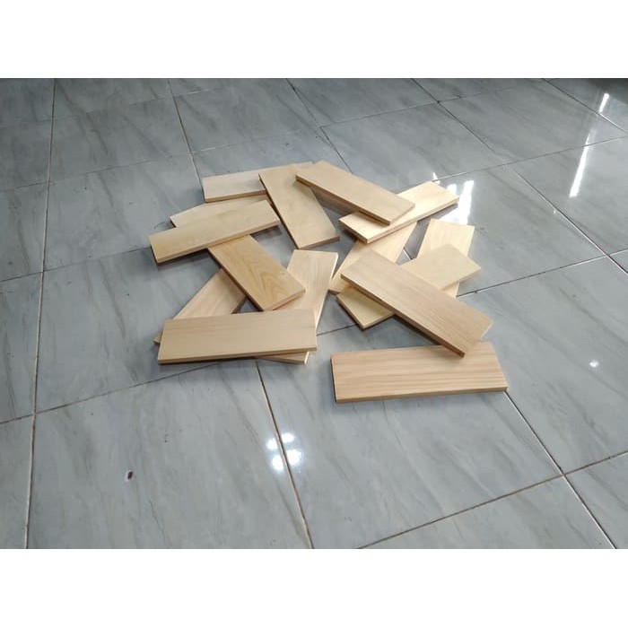 Talenan Kayu Kotak 25 x 10 / Bahan Decoupage / Bahan Talenan Lukis