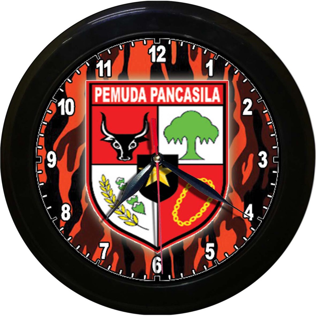 JAM DINDING PEMUDA PANCASILA - PP   (DIAMETER 30CM)