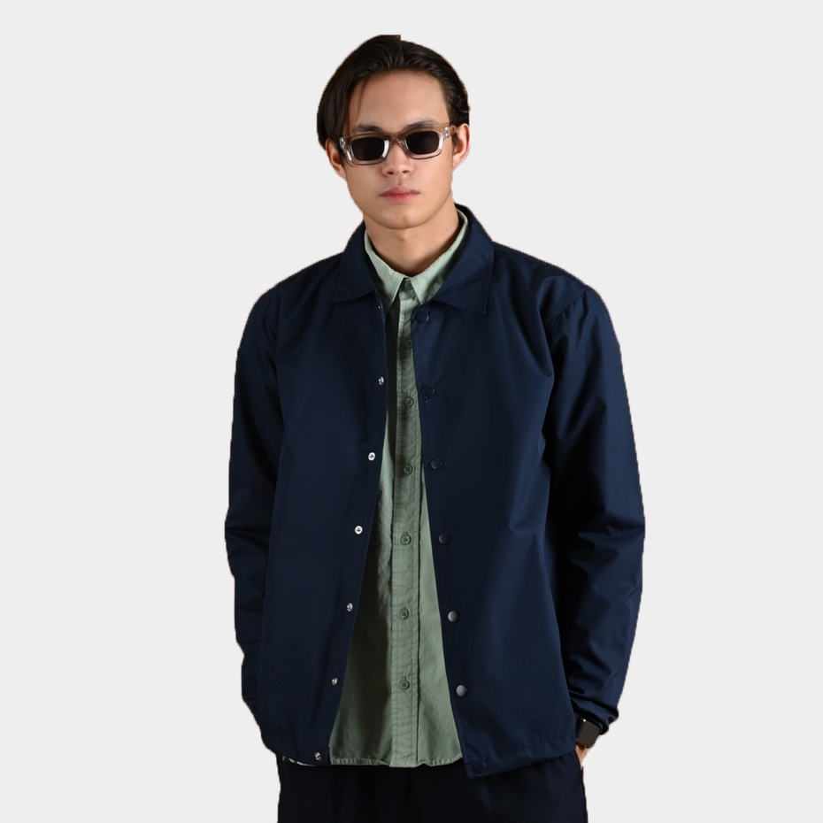 Coach Jacket Basic Premium / Coach Jaket Pria / Windbreaker Basic Pria Wanita