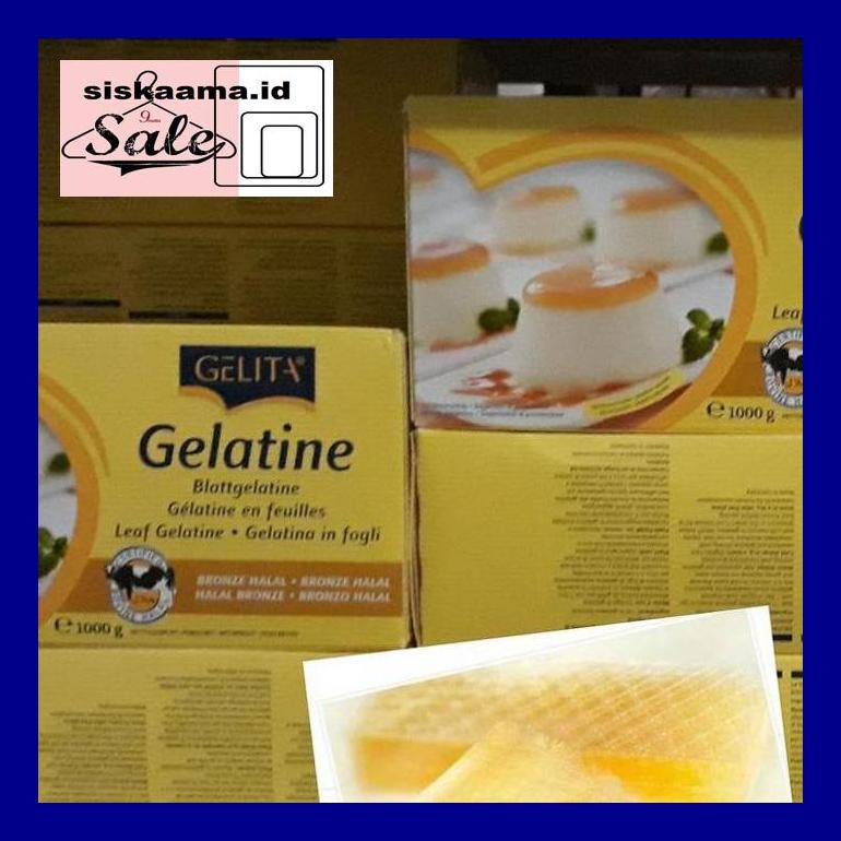 

A40D0Yh Gelatin Sheet Halal By Gelita -30 Gram (5 Lembar) D50Tr40V