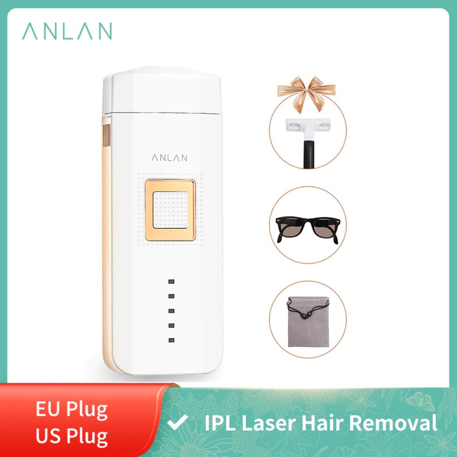 ANLAN TMY02 IPL Laser Epilator Hair Removal 500000Flashes ALTMY02-EU02 - White