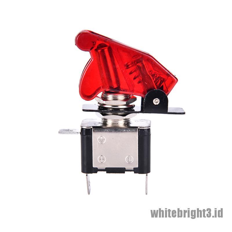 Saklar Rocker ON / OFF Lampu 12V 20A Universal Warna Putih Untuk Mobil Balap