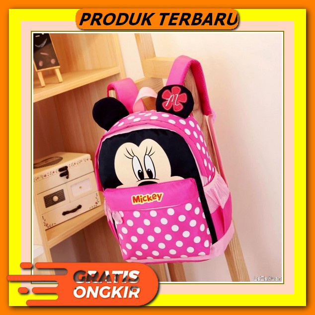 Tas Ransel Mini Sekolah Terbaru M5P4 Karakter Import Besar Lucu Laki-Laki Tas Anak Timbul Anak Paud 