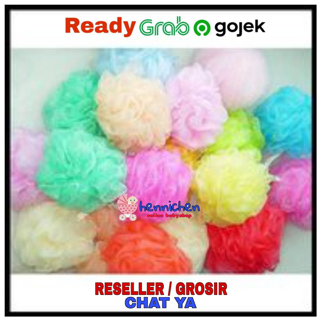 Spon Mandi Jaring Shower gel WARNA RANDOM