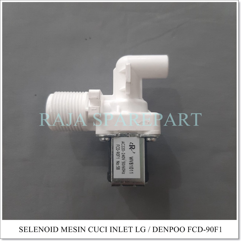 Selenoid  / Water Inlet Mesin Cuci LG/DENPOO INLET SINGLE FCD-90F1 (AC 220V)SIFCD