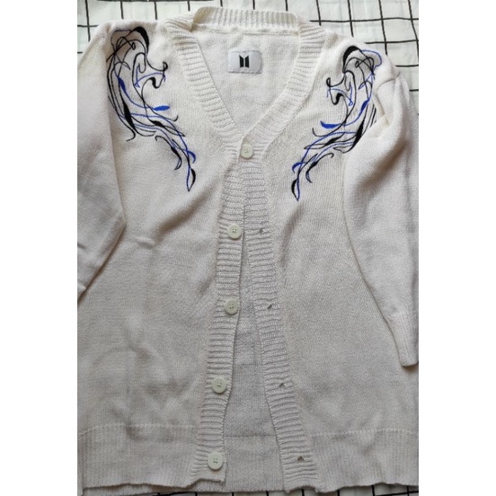 Cardigan Black Swan Jin BTS Unofficial preloved