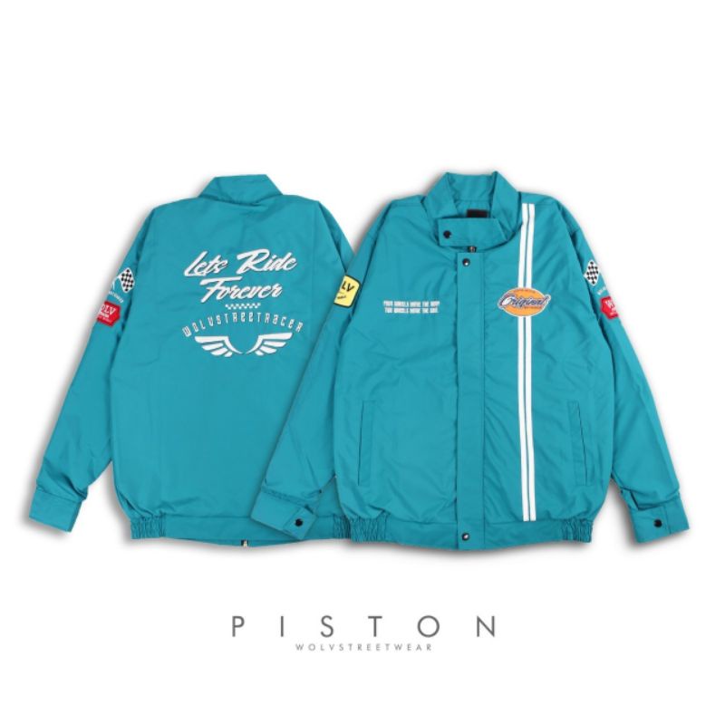 JAKET RACING WOLV / JAKET PRIA RACING PISTON /  JAKET WINDBREAKERS / JAKET PRIA
