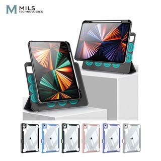 MILS Full Surface Detachable Acrylic iPad Case Vertical Horizontal View Mode Pro 11 M1 2021 Mini 6 8.3 Air 4 10.9 2020