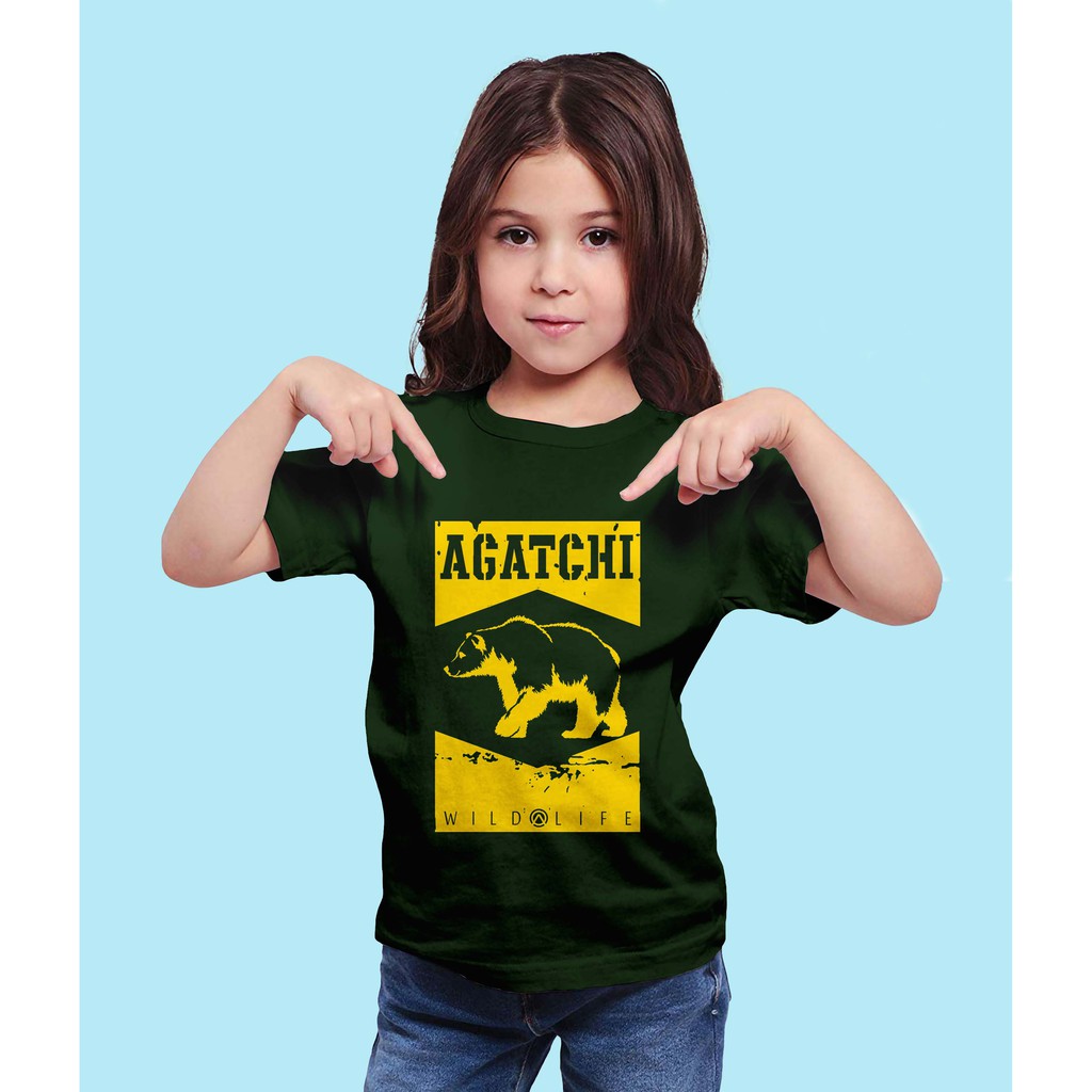 Kaos Anak Distro Agatchi - Wildlife / Beruang