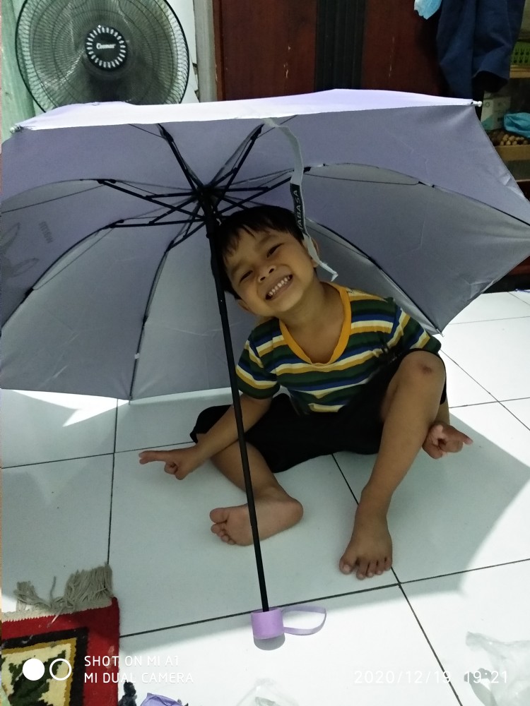 Tabasa Payung Lipat Winter Animal Tl 112