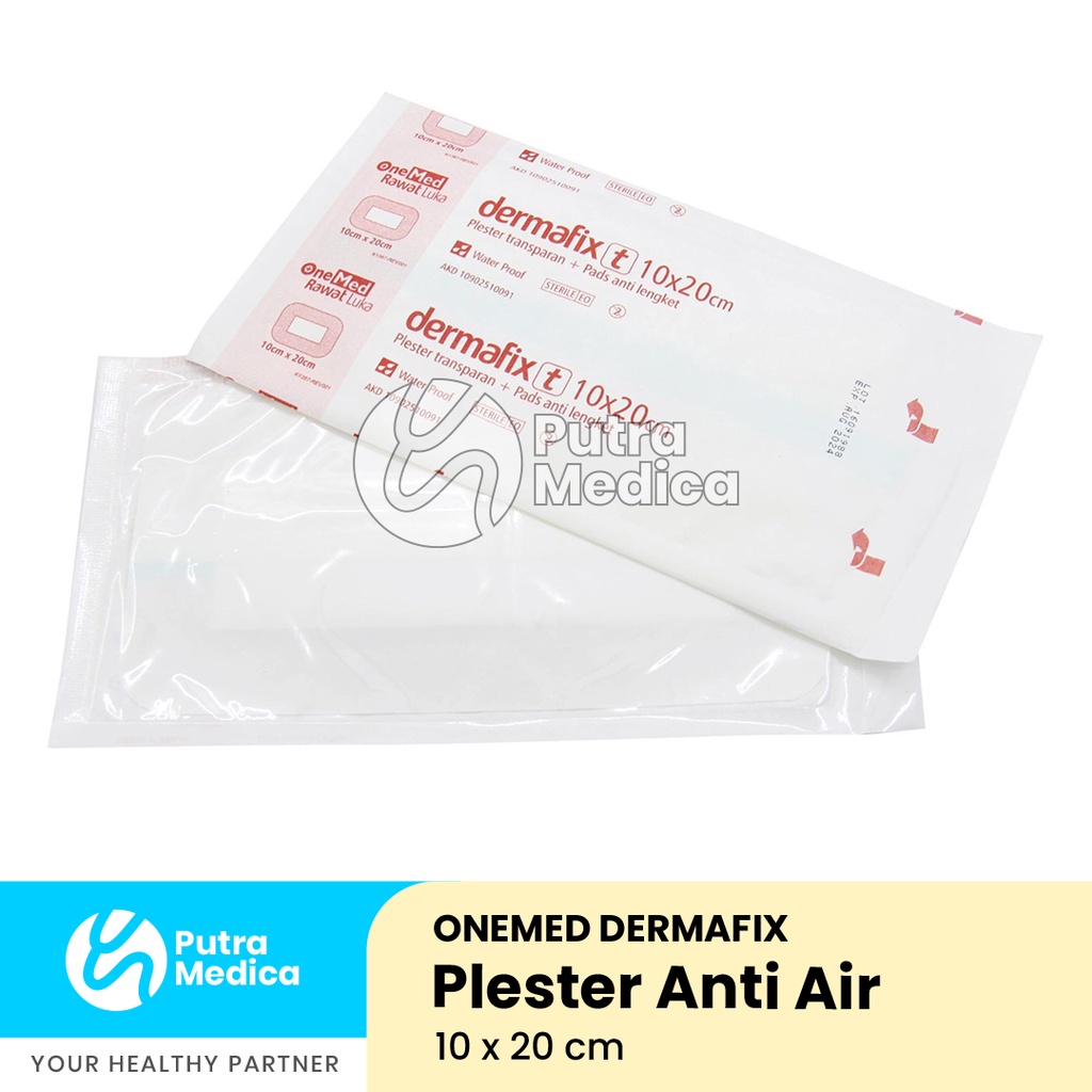 Onemed Dermafix Plester Anti Air 10x20cm - 1 Pc / Penutup Luka Pasca Operasi