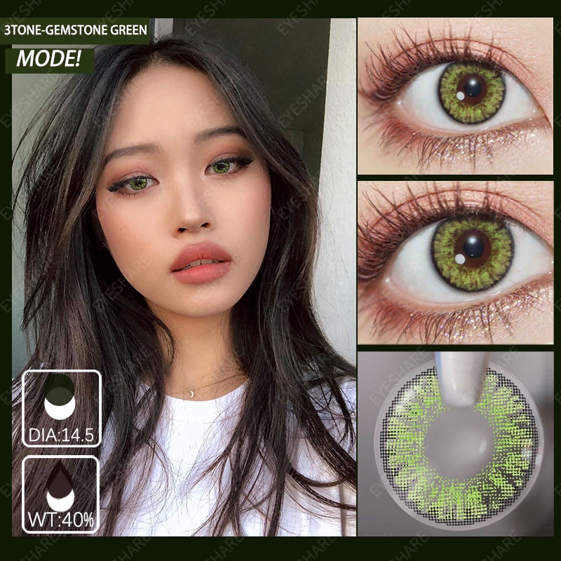 [✅COD] 1 Pasang Lensa Kontak Warna Lensa Kontak soflen soflens softlens softlense softlens grey